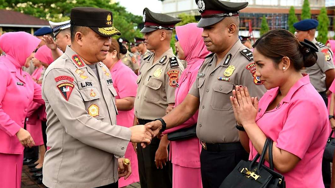 621 Personel Polda Maluku Naik Pangkat, Ini Penjelasanya 